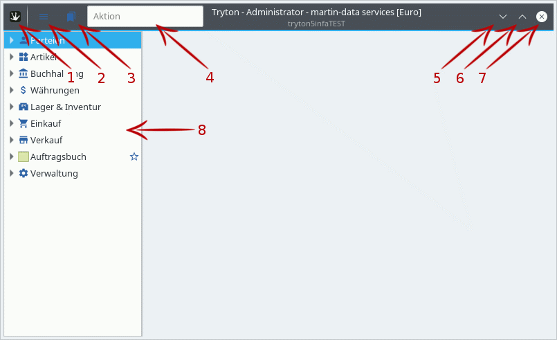 Das Hauptmenü